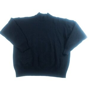 Le Maglie di Perugia Gray Women's Sz S Turtleneck Wool & Cashmere Sweater Italy